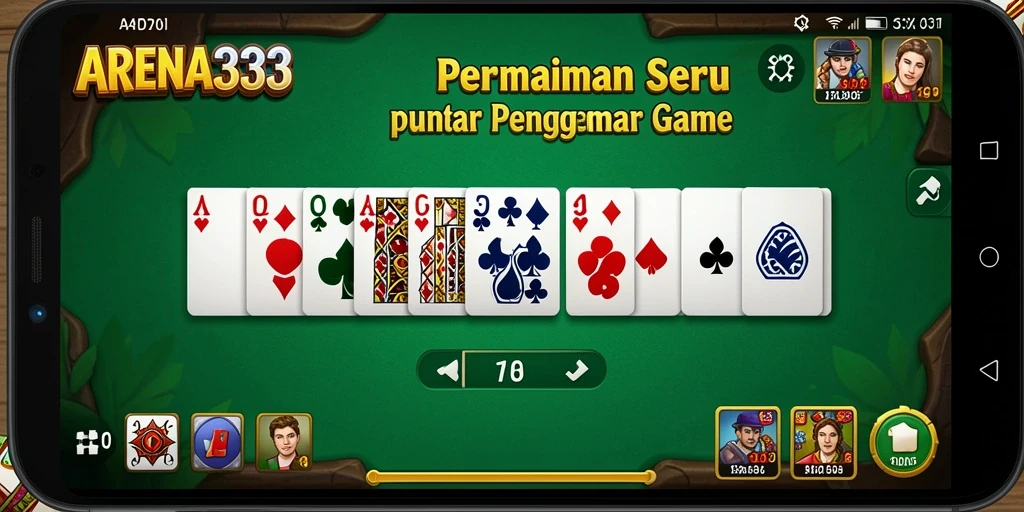 Screenshot gameplay Domino ARENA333 yang menarik dan interaktif.