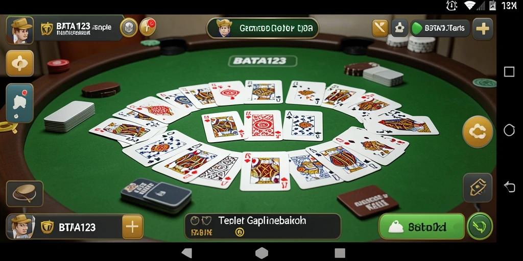Tampilan gameplay Gaple yang menarik dan interaktif dalam BATA123.