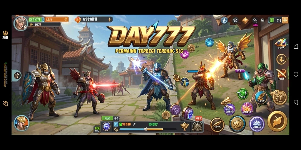 Tampilan gameplay <strong>DAY777</strong> yang dinamis dan strategis.