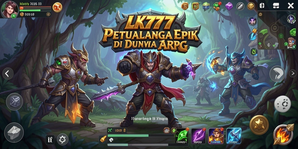 Screenshot menampilkan aksi pertarungan intens dalam gameplay ARPG.
