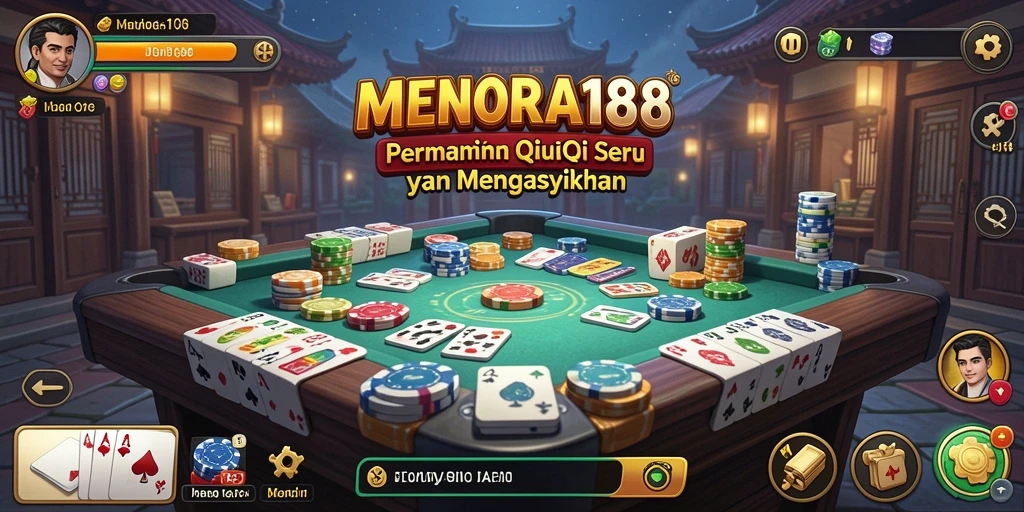 Tampilan seru gameplay MENARA188 QiuQiu.