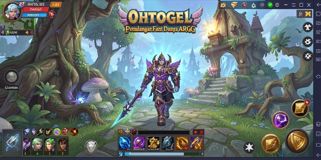 Tampilan gameplay seru di OHTOGEL yang menampilkan pertarungan epik.