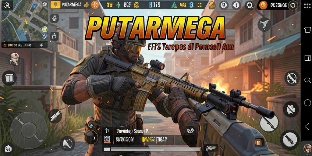 Tampilan gameplay menegangkan dengan aksi tembak-menembak yang cepat.