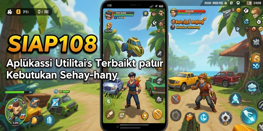 Screenshot utama SIAP108 menunjukkan antarmuka pengguna yang sederhana dan intuitif.